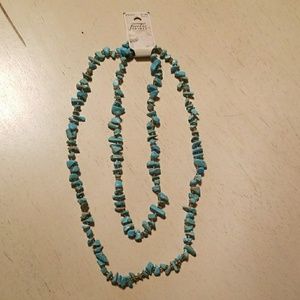 Turquoise stone necklace